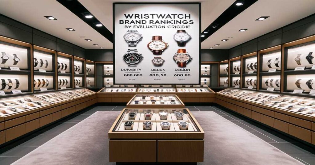 評価基準別腕時計ブランドランキング