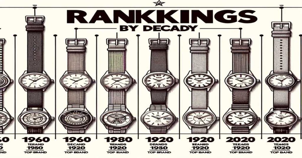 ターゲット別腕時計ブランドランキング