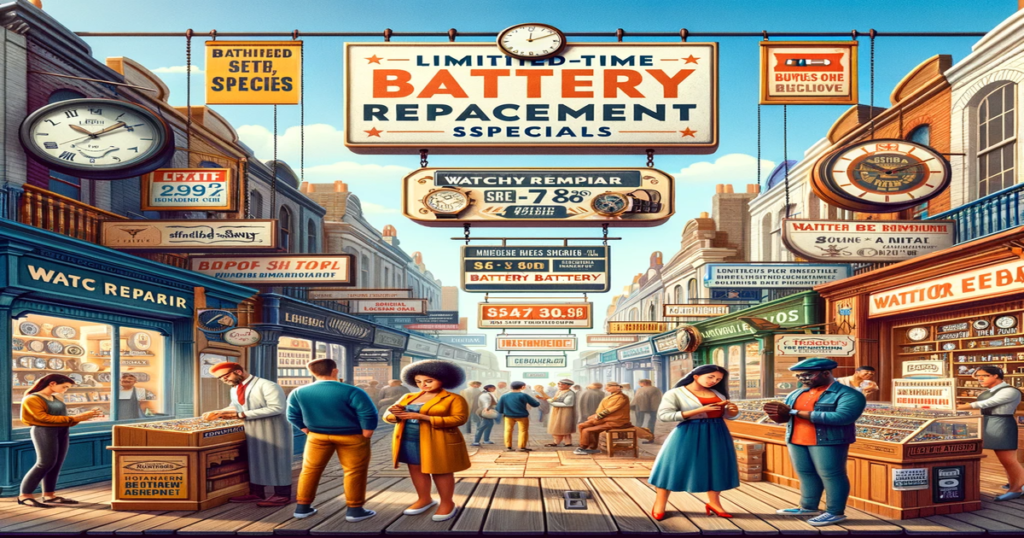 地域別腕時計の電池交換費用