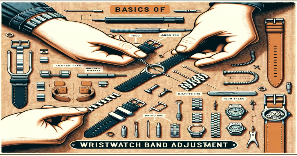 「腕時計ベルト調整の基本」