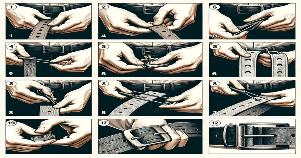 「ベルト調整の詳細ステップ」