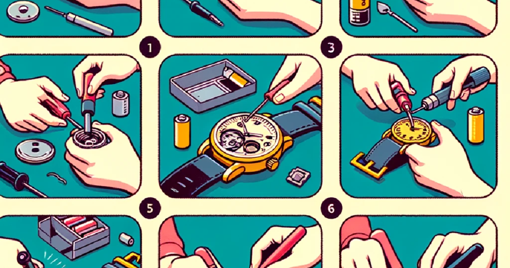 自分で行う腕時計の電池交換