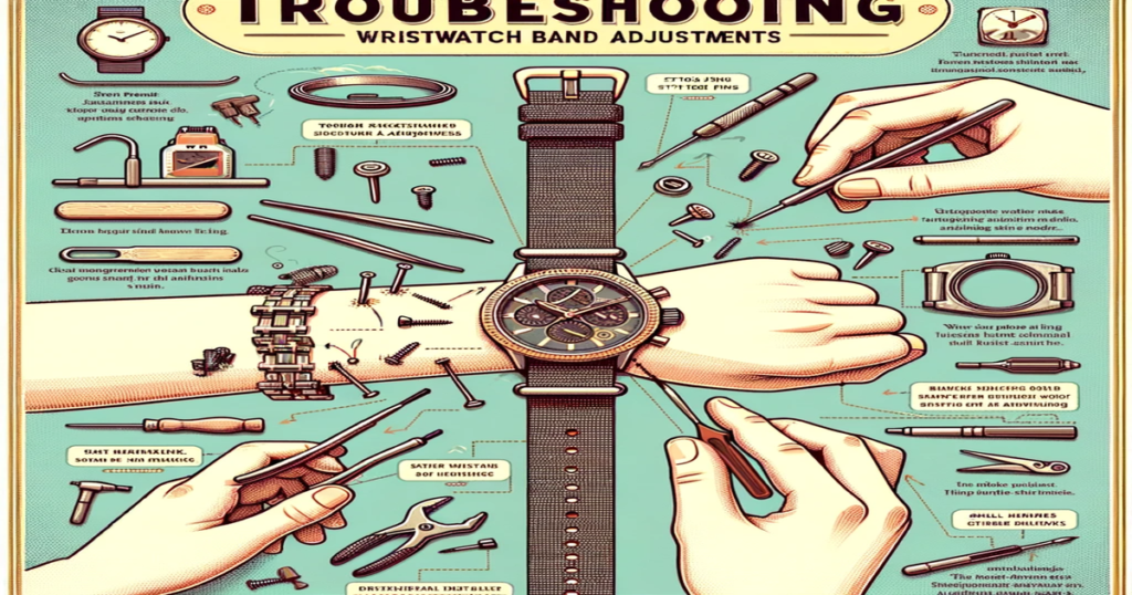 「腕時計ベルト調整のトラブルシューティング」
