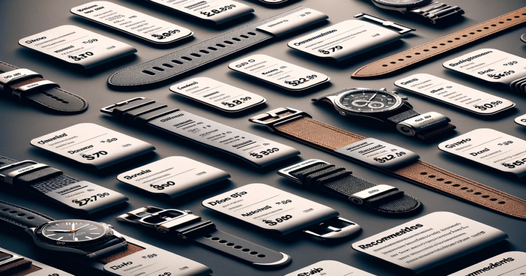 腕時計ベルトの価格比較とおすすめ商品