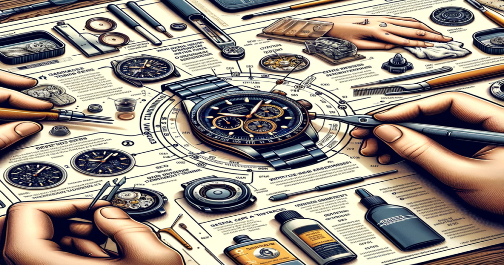 「腕時計のメンテナンスとお手入れ」