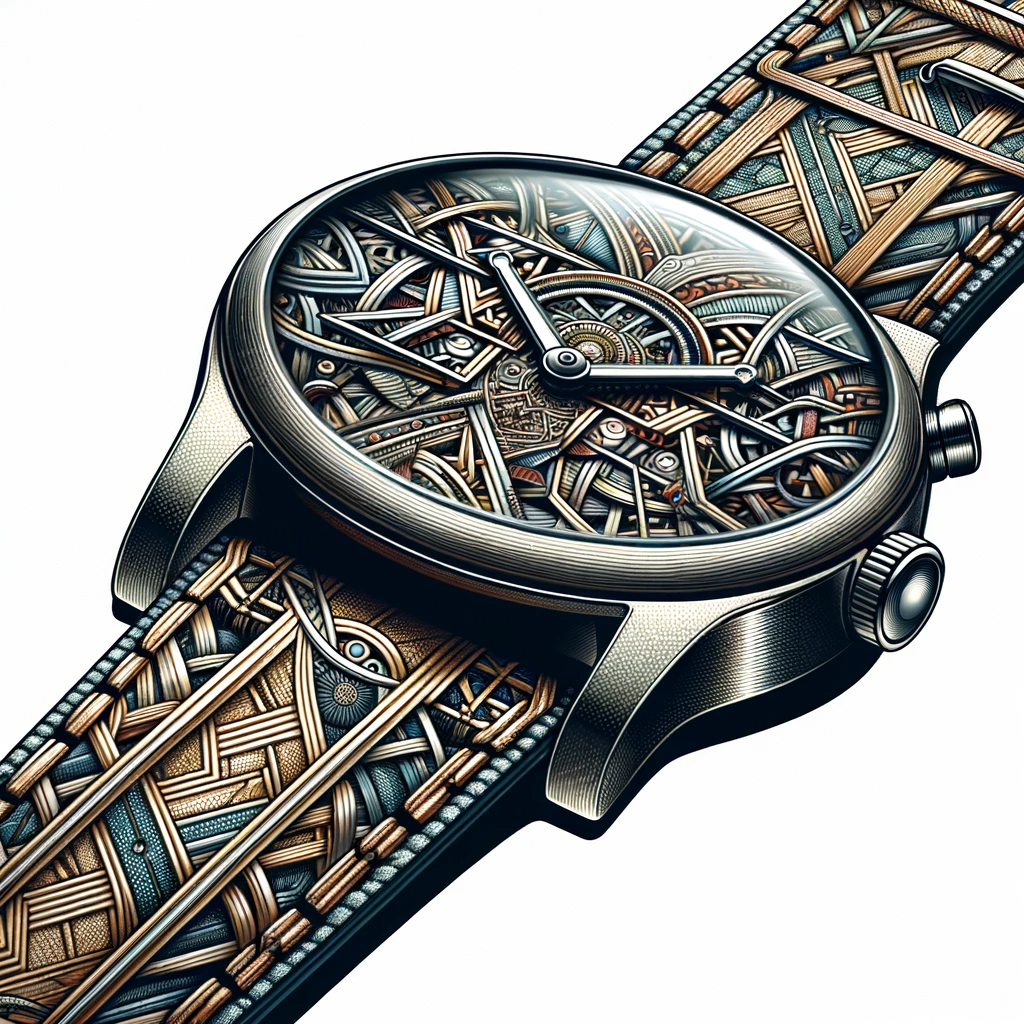 特殊なデザインの腕時計ベルト