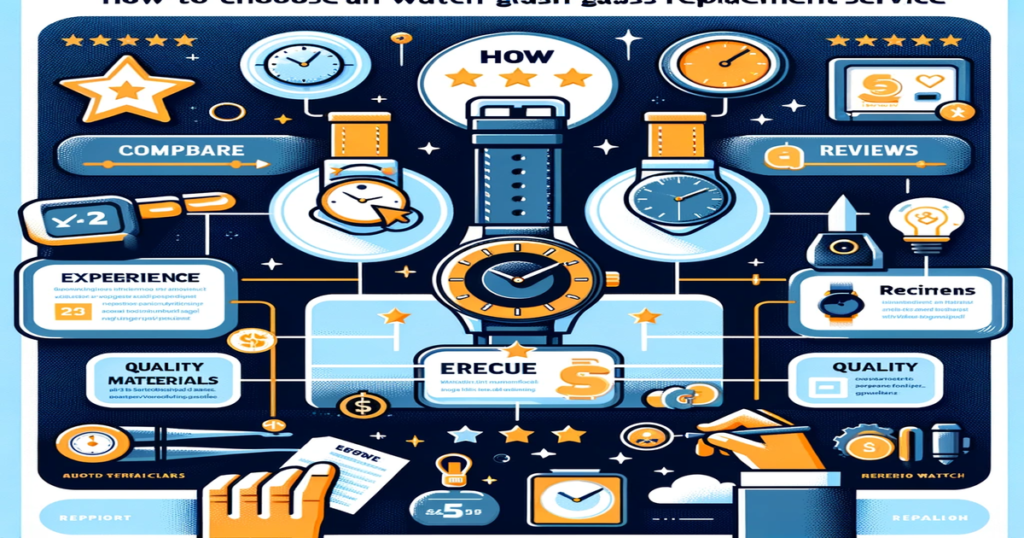 安い腕時計ガラス交換サービスの選び方